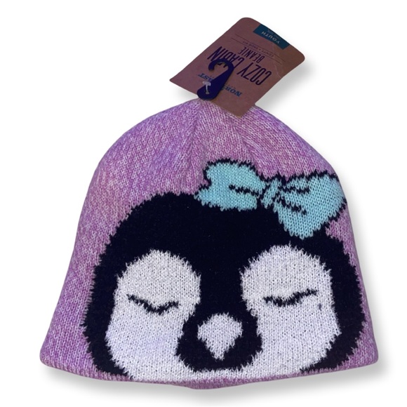 NWT Northeast Outfitters Youth Cozy Cabin Penguin Beanie - Picture 2 of 2